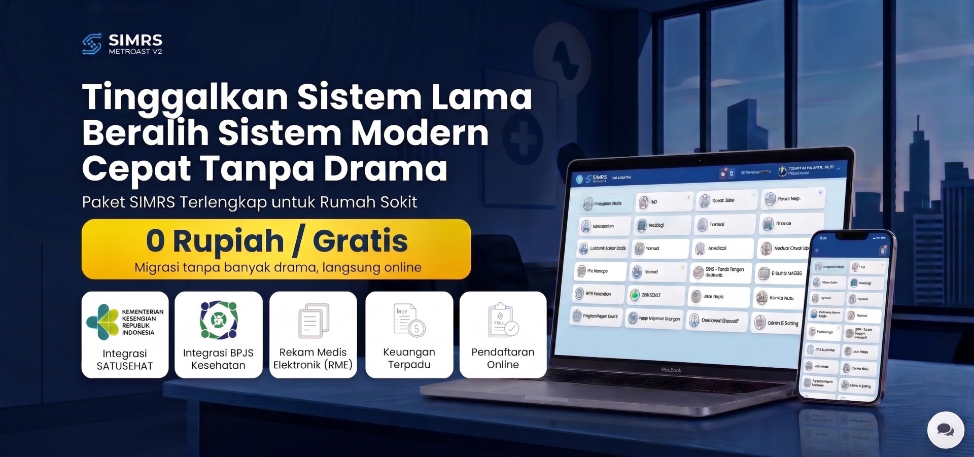 Tinggalkan {{Sistem Lama}}
Beralih Sistem Modern
Cepat Tanpa Drama